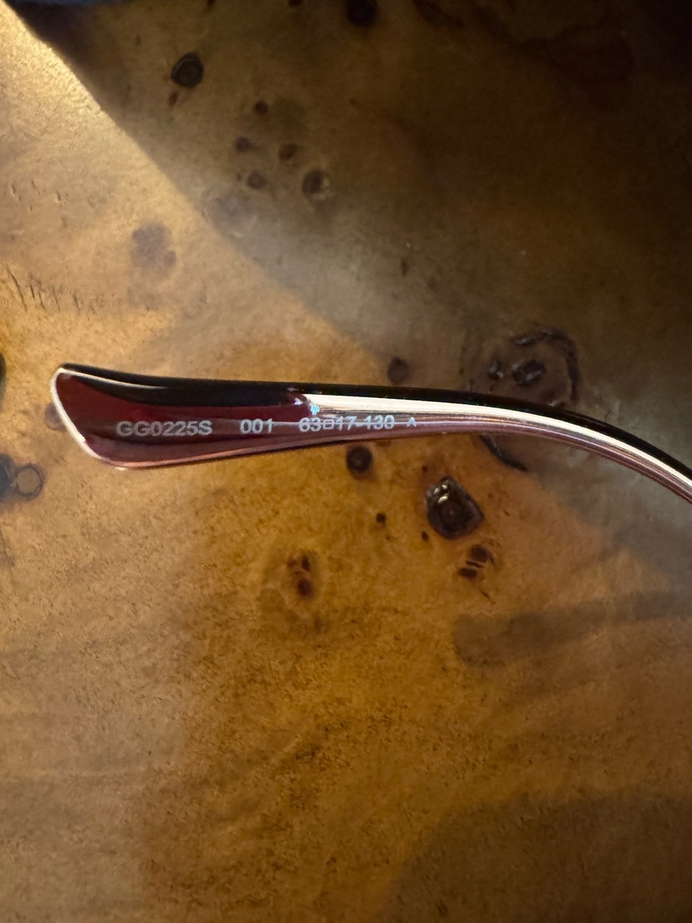 Gucci Sunglasses GG0225S. Gold frame with green and red GG detail - Picture 8 of 11